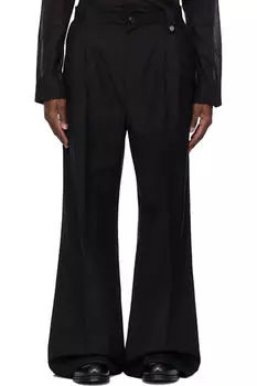 Черные брюки со складками EGONlab