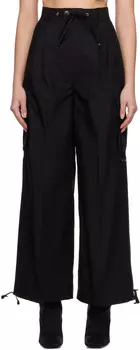 Черные брюки со складками lesugiatelier