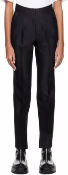 Черные брюки со складками LVIR