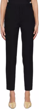 Черные брюки со складками WARDROBE.NYC