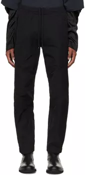 Черные брюки со вставками Dries Van Noten