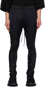 Черные брюки со вставками Julius