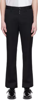 Черные брюки строгого кроя MM6 Maison Margiela