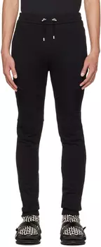 Черные брюки свободного кроя для отдыха Balmain