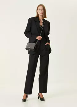 Черные брюки-трубочки со складками Zadig&Voltaire