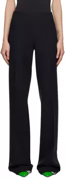 Черные брюки-трубы NU