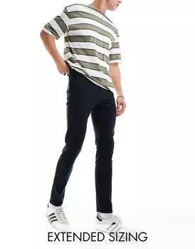 Черные чиносы скинни ASOS DESIGN