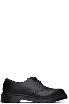 Черные дерби 1461 из гладкой кожи, моно Dr. Martens