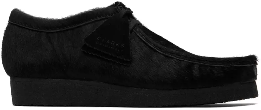Черные дерби Clarks Originals Wallabee
