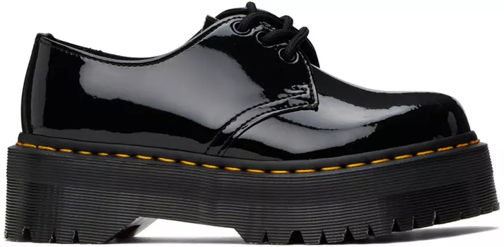 Черные дерби на платформе 1461 Dr. Martens