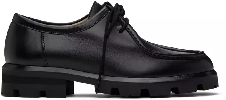 Черные дерби на шнуровке Legres