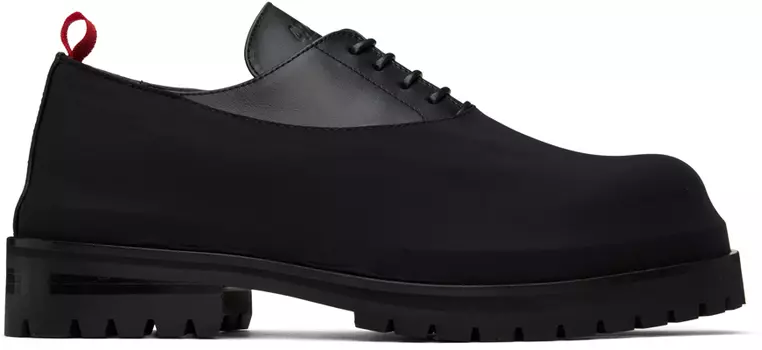 Черные дерби с накладкой 424