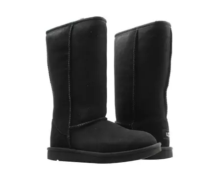 Черные детские ботинки UGG Australia Classic Tall II 1017713K-BLK, черный