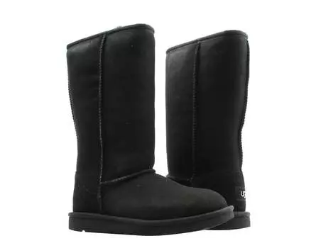 Черные детские ботинки UGG Australia Classic Tall II 1017713K-BLK, черный