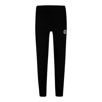 Черные детские длинные брюки Converse Fleee Chuck Taylor с нашивкой B