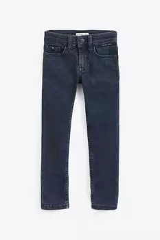 Черные детские джинсы приталенного кроя Calvin Klein, черный