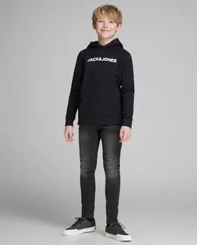 Черные длинные джинсы для мальчика Jack & Jones Jack & Jones, черный