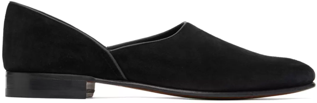 Черные домашние тапочки Bode