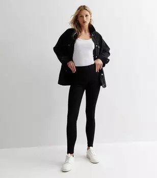 Черные джеггинсы Lift & Shape Emilee New Look, черный