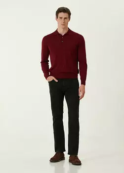 Черные джинсовые брюки Canali