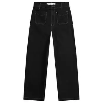 Черные джинсовые брюки Holly Western Nudie Jeans Co, черный