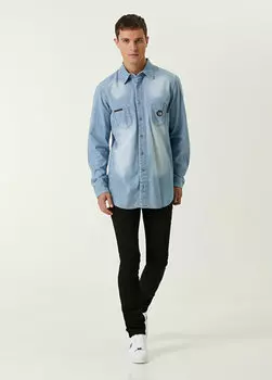 Черные джинсовые брюки Philipp Plein