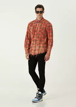 Черные джинсовые брюки с потертостями Amiri