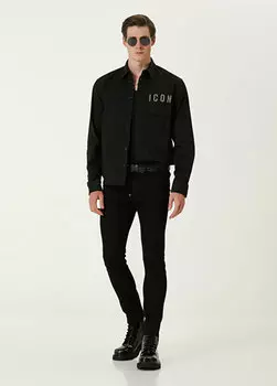 Черные джинсовые брюки skater Dsquared2
