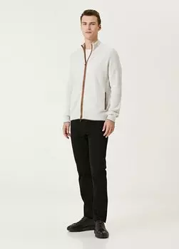 Черные джинсовые брюки Zegna