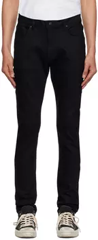 Черные джинсовые джинсы Naked & Famous Denim со стопками
