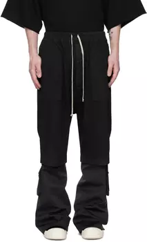 Черные джинсовые шорты Bela Rick Owens Drkshdw