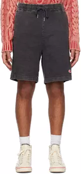 Черные джинсовые шорты D-Boxy Diesel