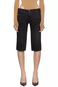 Черные джинсовые шорты De-Keate Diesel