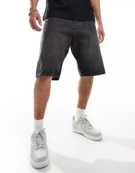 Черные джинсовые шорты Jack & Jones ron Skate