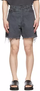 Черные джинсовые шорты Kuro