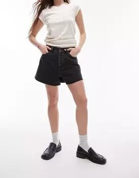 Черные джинсовые шорты Topshop Lover
