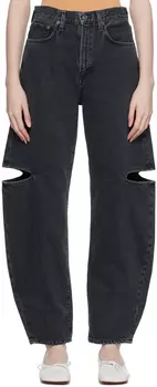 Черные джинсы AGOLDE Sanna Slice