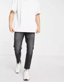 Черные джинсы ASOS DESIGN Cone Mill Denim