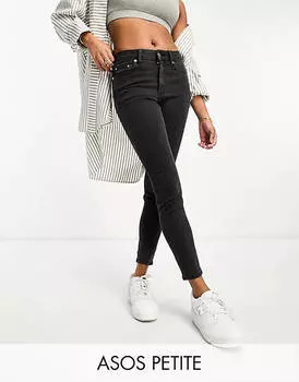 Черные джинсы ASOS DESIGN Petite Ultimate