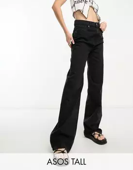 Черные джинсы ASOS DESIGN Tall Dad