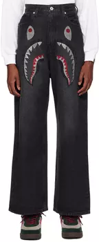 Черные джинсы BAPE Shark