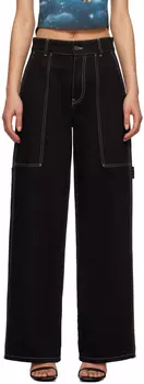 Черные джинсы для спецодежды Stella McCartney