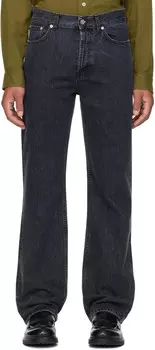 Черные джинсы классического кроя Sefr