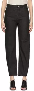 Черные джинсы-коконы LOW CLASSIC