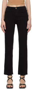 Черные джинсы Le High Straight FRAME