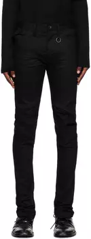 Черные джинсы на молнии Julius