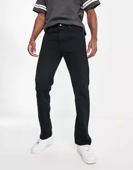 Черные джинсы оригинального кроя Levi's 501