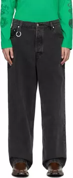 Черные джинсы района etudes