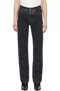 Черные джинсы с 5 карманами MM6 Maison Margiela