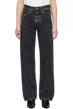 Черные джинсы с 5 карманами MM6 Maison Margiela